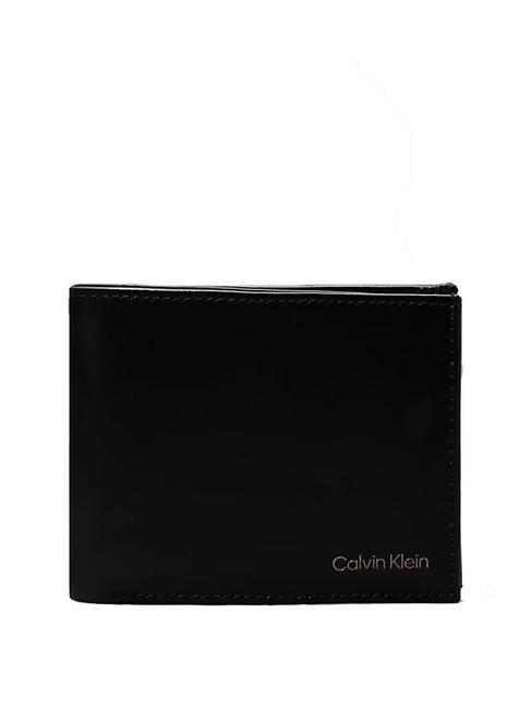 CALVIN KLEIN SMOOTH  Cartera con monedero negro - Carteras Hombre