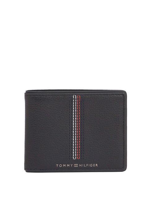 TOMMY HILFIGER CASUAL  Billetera de cuero negro - Carteras Hombre