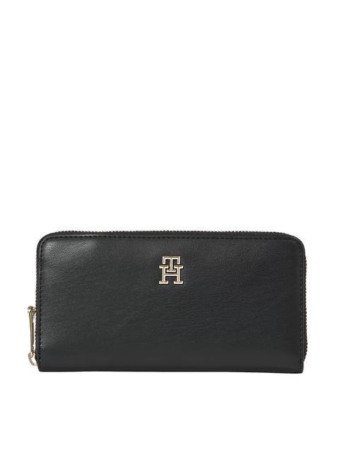 TOMMY HILFIGER CHIC  Cartera con cremallera negro - Carteras Mujer