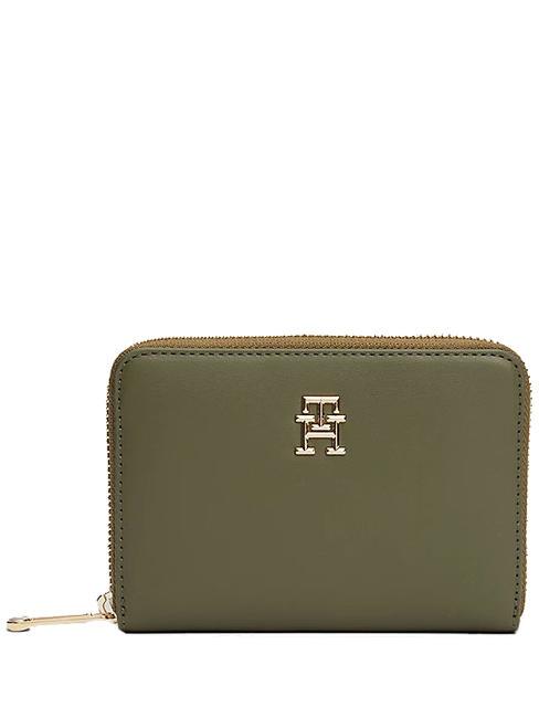 TOMMY HILFIGER CHIC  Cartera mediana aceitunas utilitarias - Carteras Mujer