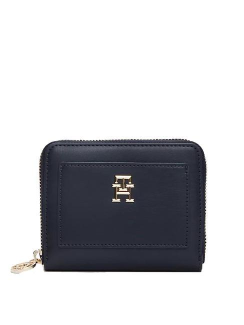 TOMMY HILFIGER DISTINC Cartera con cremallera espacio azul - Carteras Mujer