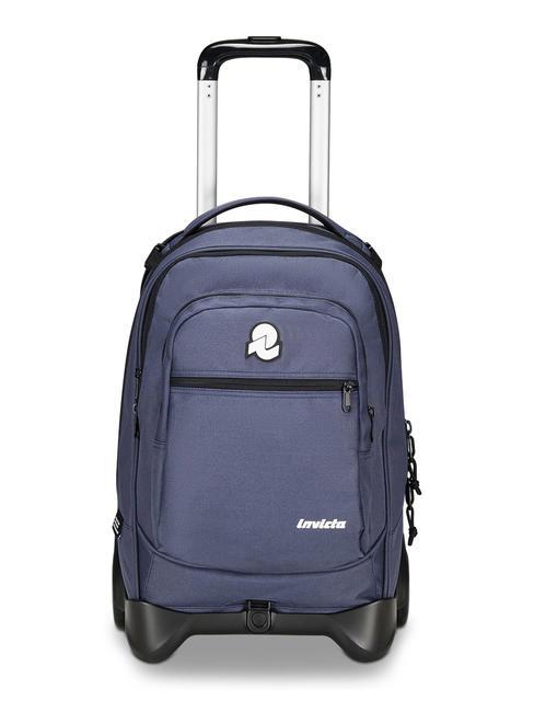 INVICTA NEW WAY NEW PLUG Plain Mochila trolley, desmontable HUMOR ÍNDIGO - Mochilas con ruedas