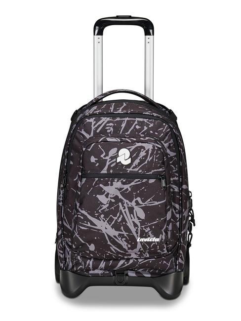 INVICTA NEW WAY NEW PLUG Fantasy Mochila con trolley desmontable goteo negro - Mochilas con ruedas