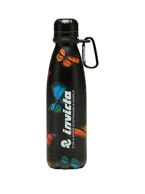 INVICTA FRESH Botella de agua térmica de 0,5 L. mariposa borrosa - Botellas térmicas