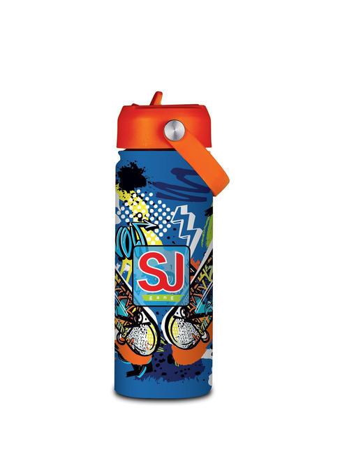 SJGANG SJ Botella de agua térmica de 0,5 L. resplandor azul - Botellas térmicas