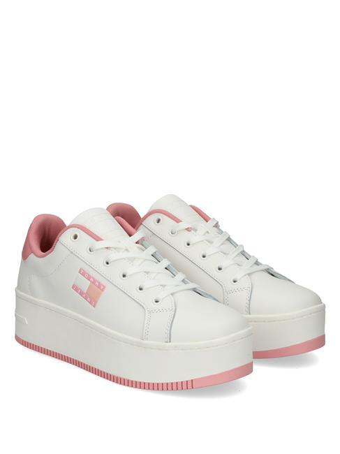 TOMMY HILFIGER TOMMY JEANS FLATFORM ESS  Zapatillas altas rosa tiza - Zapatos Mujer