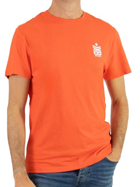 BIKKEMBERGS ICON SURF Camiseta de algodón naranjacom - camiseta