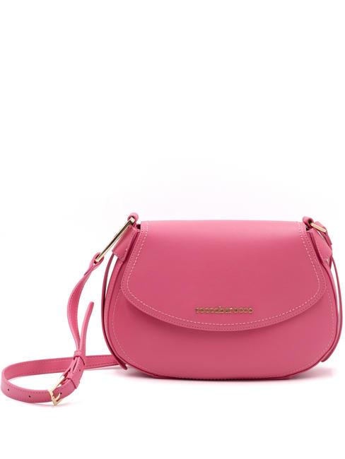 ROCCOBAROCCO GAIA Bolso bandolera con solapa fucsia - Bolsos Mujer