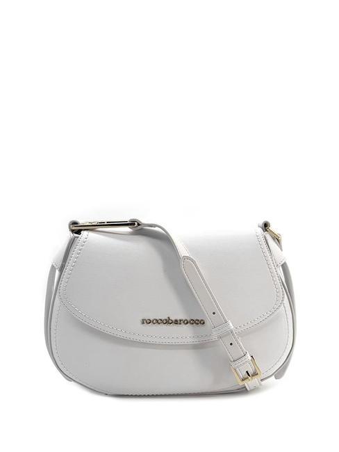 ROCCOBAROCCO GAIA Bolso bandolera con solapa blanco - Bolsos Mujer