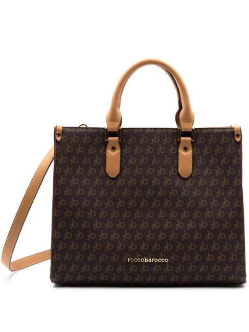 ROCCOBAROCCO MONOGRAM Logo Bolso de mano, con bandolera marrón - Bolsos Mujer