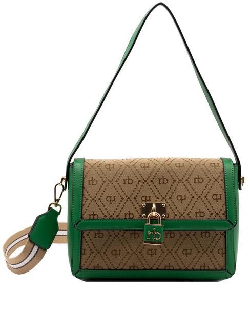 ROCCOBAROCCO FRIDA Bolso de hombro, con bandolera verde - Bolsos Mujer