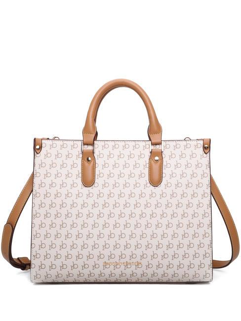 ROCCOBAROCCO MONOGRAM Logo Bolso de mano, con bandolera blanco - Bolsos Mujer