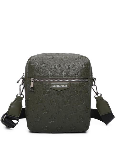 ROCCOBAROCCO MONOGRAM Embossed Bolsa de hombro ejército - Bandoleras Hombre