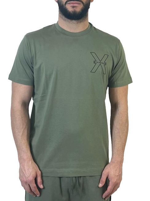 RICHMOND X RACHED Camiseta de algodón liquen verde - camiseta