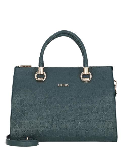 LIUJO MANHATTAN M Bolso de mano, con bandolera esmeralda profunda - Bolsos Mujer