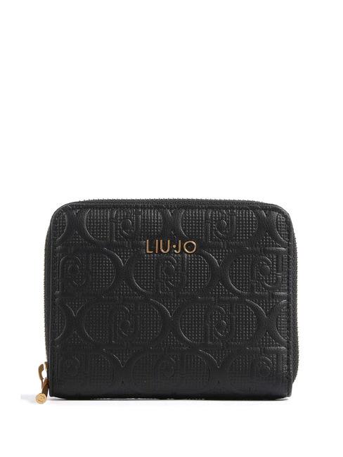 LIUJO MANHATTAN Cartera mediana con cremallera NEGRO - Carteras Mujer