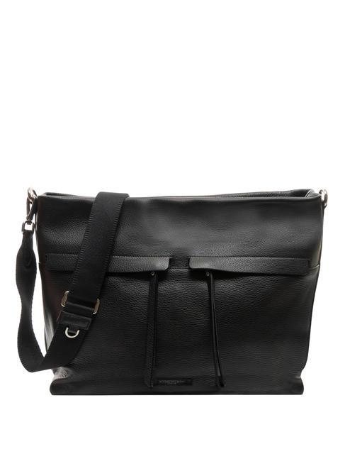 GIANNI CHIARINI ANDREA Bolso bandolera, en piel. negro - Bolsos Mujer