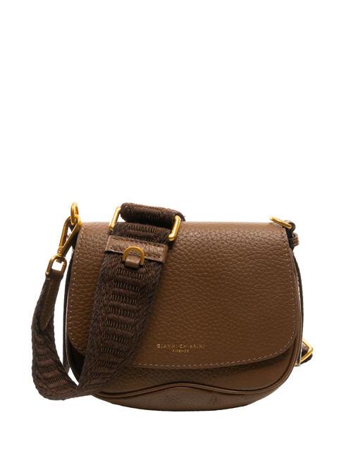 GIANNI CHIARINI CHIARA  Mini bolso bandolera, en piel. castor - Bolsos Mujer