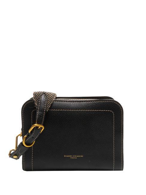 GIANNI CHIARINI OLLY Bolso bandolera, en piel. negro - Bolsos Mujer