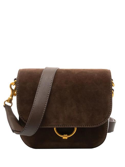 GIANNI CHIARINI MEG  Bolso bandolera, en piel. chocolate - Bolsos Mujer