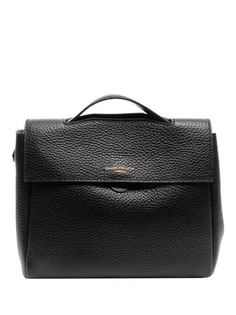 GIANNI CHIARINI CLIO  Bolso de mano, con bandolera, en piel. negro - Bolsos Mujer