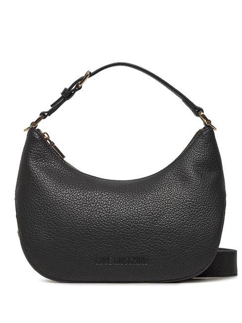 LOVE MOSCHINO HOBO Bolso de hombro, con bandolera negro - Bolsos Mujer