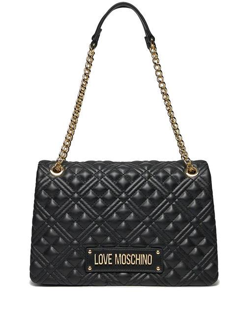 LOVE MOSCHINO QUILTED Convertible Bolso de hombro/bandolera negro - Bolsos Mujer