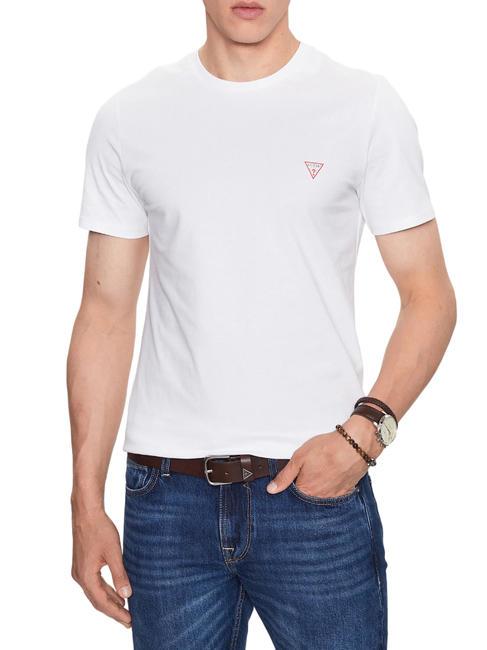 GUESS CORE Camiseta de algodón purwhite - camiseta