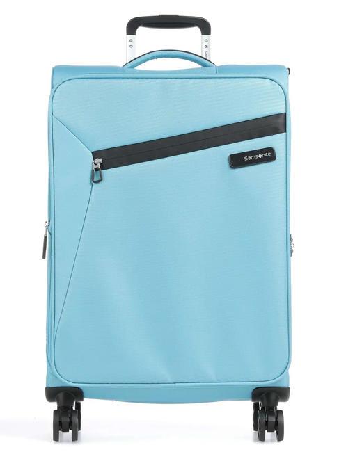 SAMSONITE LITEBEAM Carro extensible grande océano azul - Trolley Semirrígidos