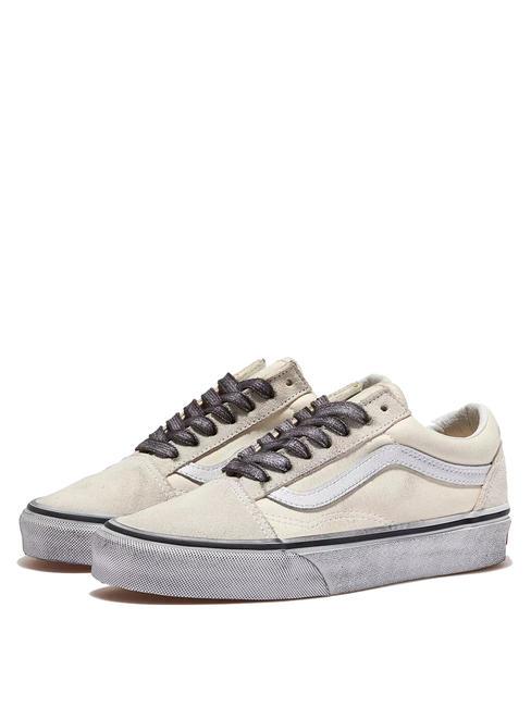 VANS UA OLD SKOOL  Zapatillas de piel blanco estresado/blanco - Zapatos unisex