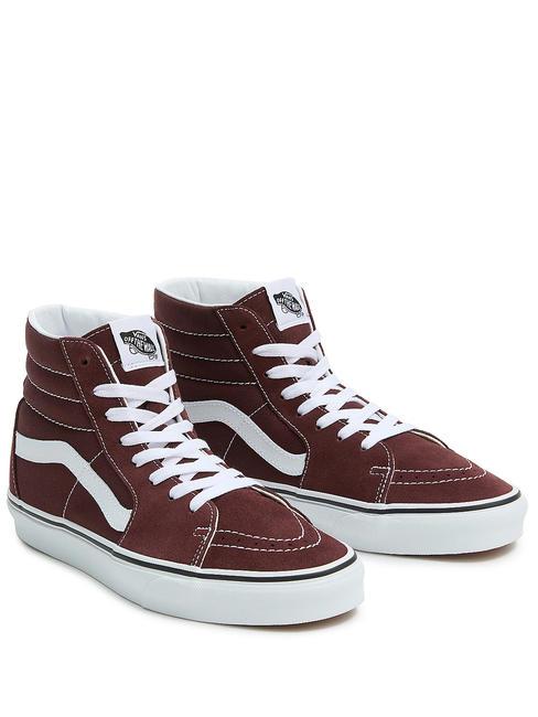 VANS UA SK8-HI Zapatillas de piel teoría del color chocolate amargo - Zapatos unisex