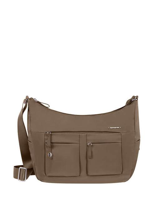 SAMSONITE MOVE 4.0 Bolsa de hombro gris fósil - Bolsos Mujer