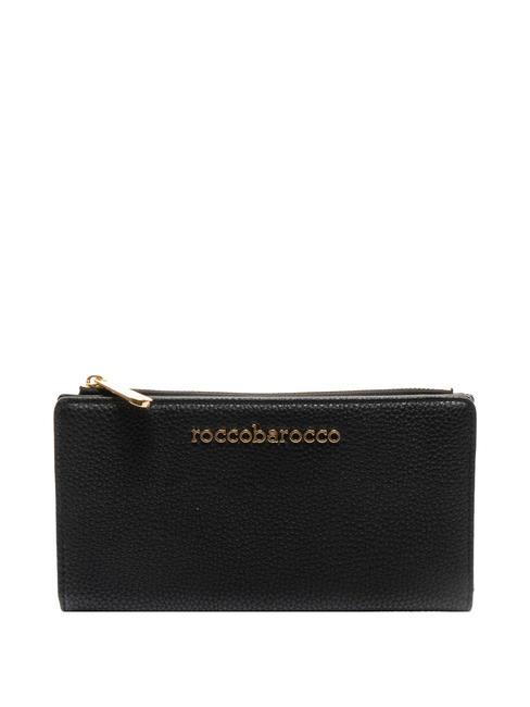 ROCCOBAROCCO CLAIR  Cartera plana negro - Carteras Mujer