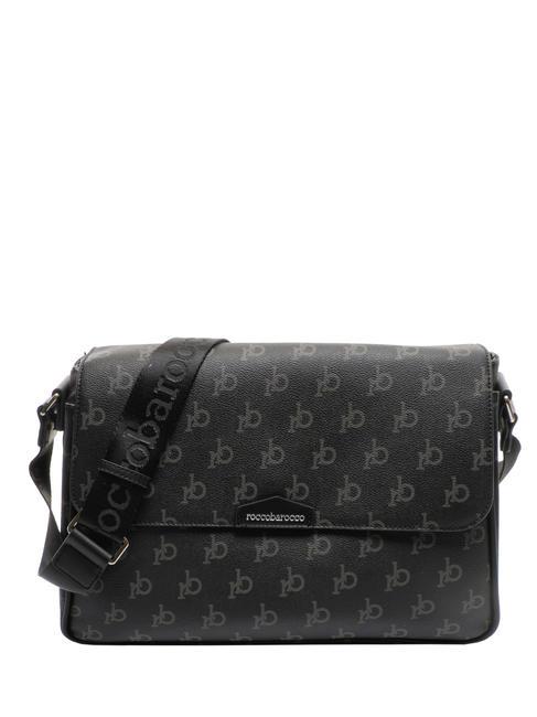 ROCCOBAROCCO MONOGRAM  bolsa de mensajero negro - Maletines de Trabajo