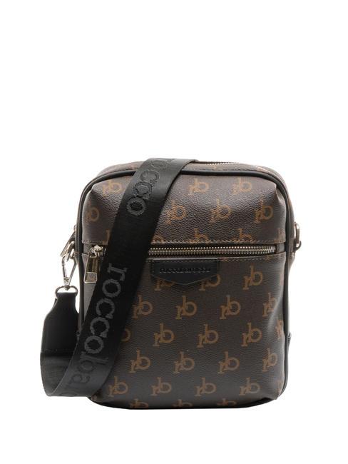 ROCCOBAROCCO MONOGRAM Embossed Bolsa de hombro marrón - Bandoleras Hombre