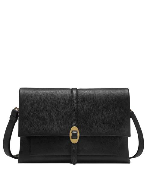 COCCINELLE DORIAN dorian borsa a spalla pelle martellata  negro - Bolsos Mujer