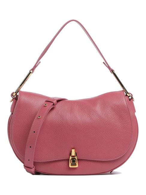 COCCINELLE MAGIE SOFT Bolso bandolera de piel con bandolera palo de rosa - Bolsos Mujer