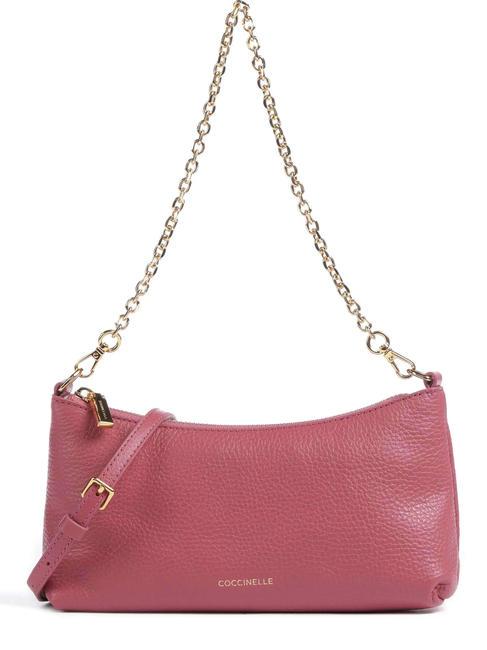 COCCINELLE AURA Mini bolso bandolera, con bandolera palo de rosa - Bolsos Mujer