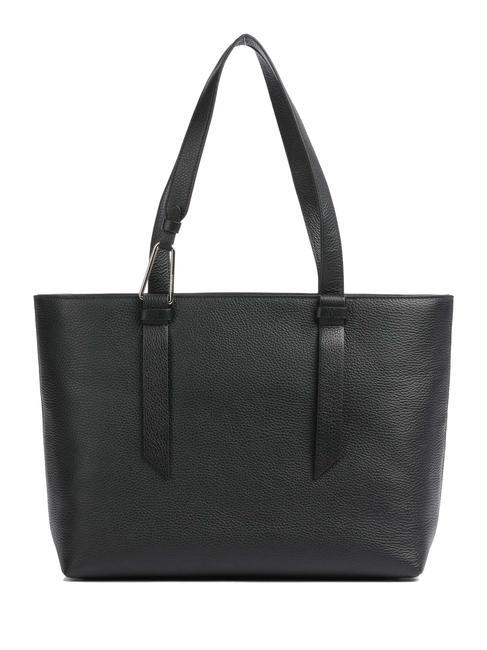 COCCINELLE MALORY  Shopper de hombro, en piel. negro - Bolsos Mujer