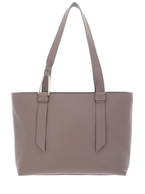 COCCINELLE MALORY  Bolso shopping de piel topo cálido - Bolsos Mujer