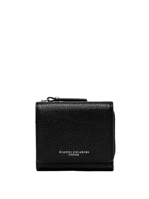 GIANNI CHIARINI WALLETS GRAIN Minicartera de piel negro - Carteras Mujer