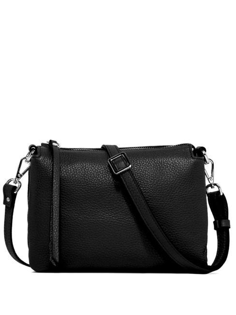 GIANNI CHIARINI THREE  Mini bolso bandolera, en piel. negro - Bolsos Mujer