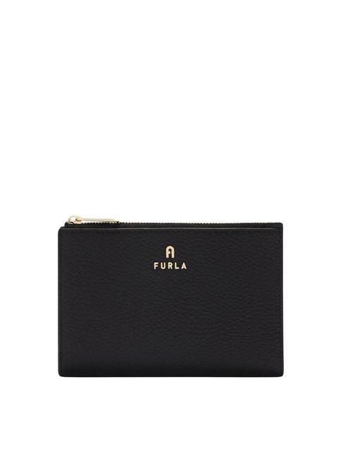 FURLA CAMELIA  Billetera de cuero negro - Carteras Mujer