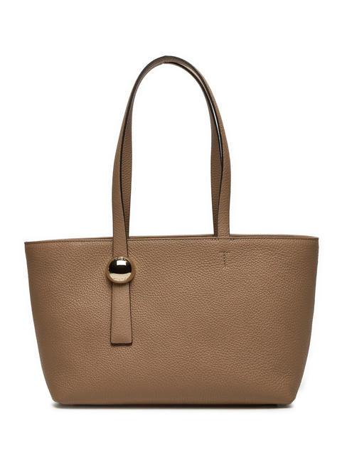 FURLA SFERA  Shopper mediano de piel gris - Bolsos Mujer