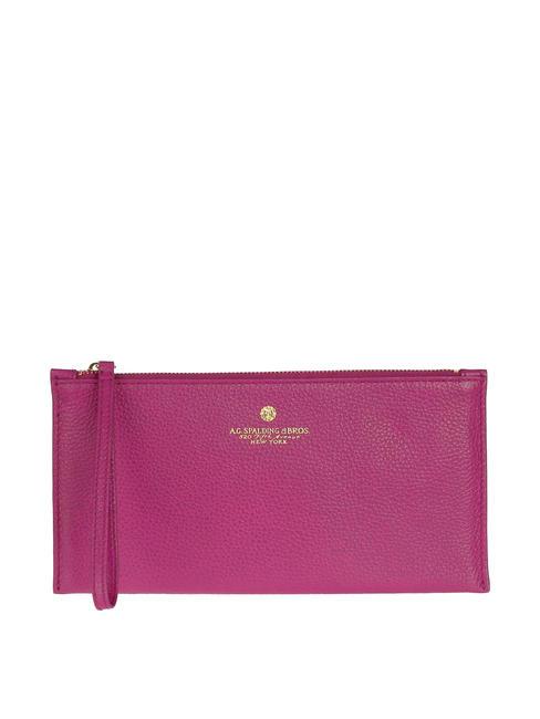 SPALDING TIFFANY  Bolsita de bolso de mano fucsia - Bolsos Mujer