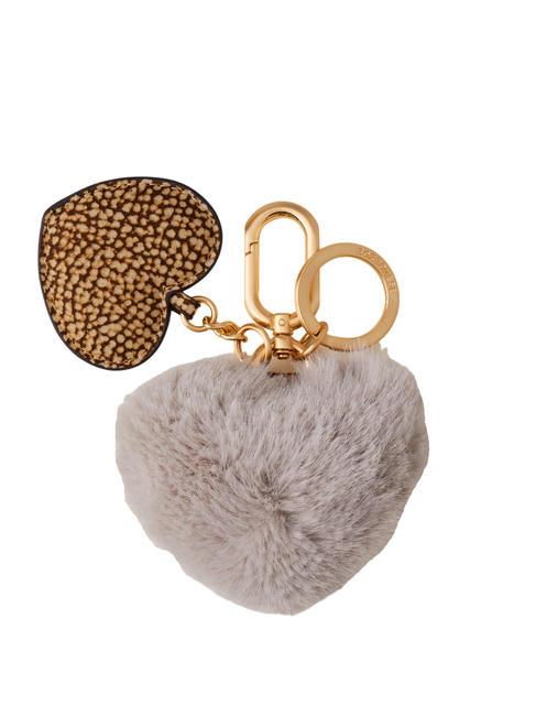 BORBONESE KEYRING Cuore Llavero nube/op natural - Llaveros