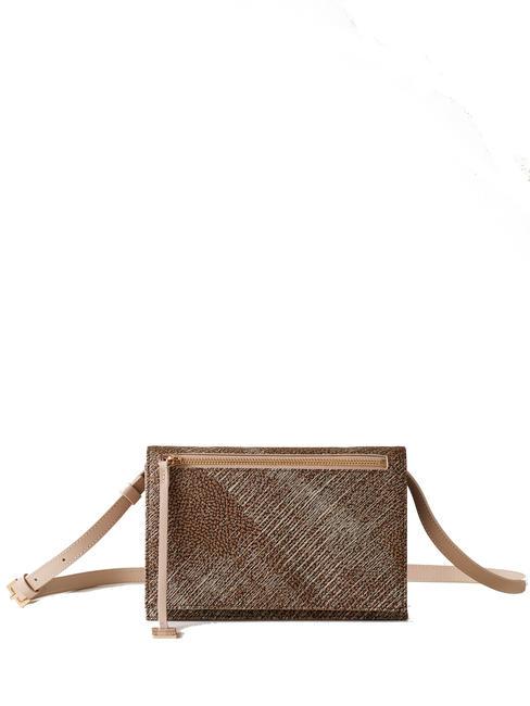 BORBONESE LIVRE Bolso de hombro natural/papilla - Bolsos Mujer