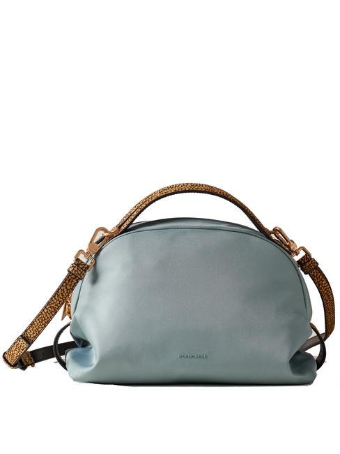 BORBONESE SEXY NYLON  Bolso de mano, con bandolera hiedra/op natural - Bolsos Mujer