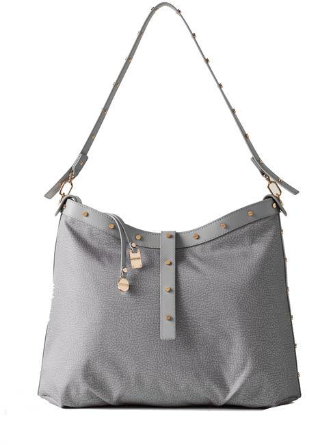 BORBONESE METROPOLE HOBO MEDIUM Bolsa de hombro nube - Bolsos Mujer