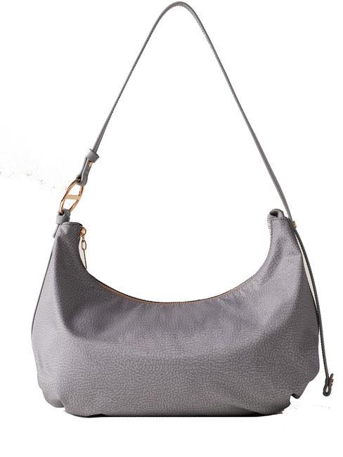 BORBONESE BOND HOBO MEDIUM Bolsa de hombro nube - Bolsos Mujer